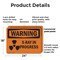 Signmission Radiation & Laser Sign, 18 in H x 24 in W, Plastic, Rectangle OS-2PACK-WS-P-1824-L-12951 - alternate 2